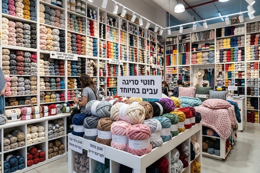 חנות של חוטי צמר